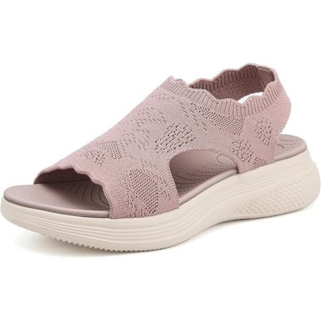 Ladies Sandals for Plantar Fasciitis, Orthopedic Sport Slides